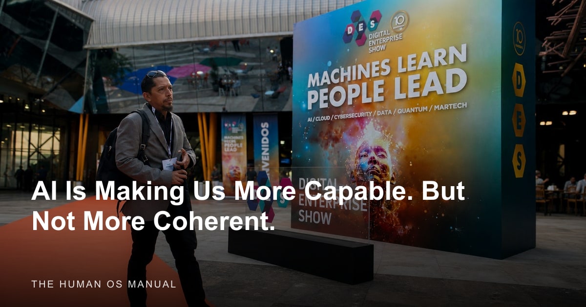 AI Is Making Us More Capable. But Not More Coherent.