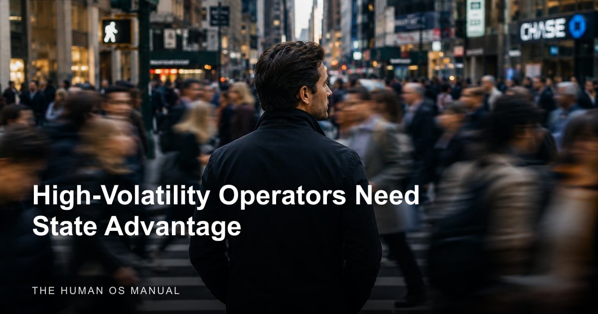 High-Volatility Operators Need State Advantage