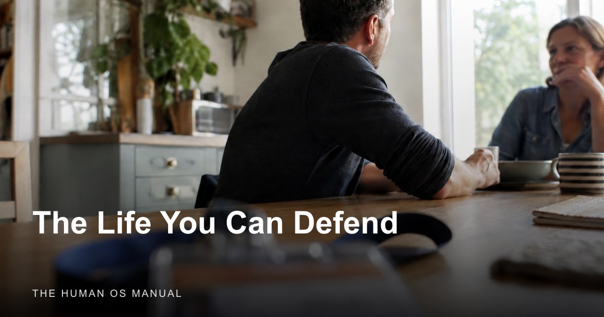 The Life You Can Defend